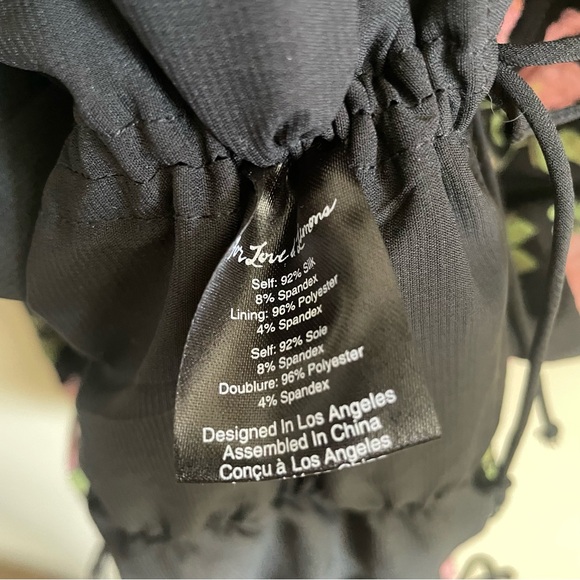 FOR LOVE AND LEMONS biscotti mini silk dress - Picture 9 of 9